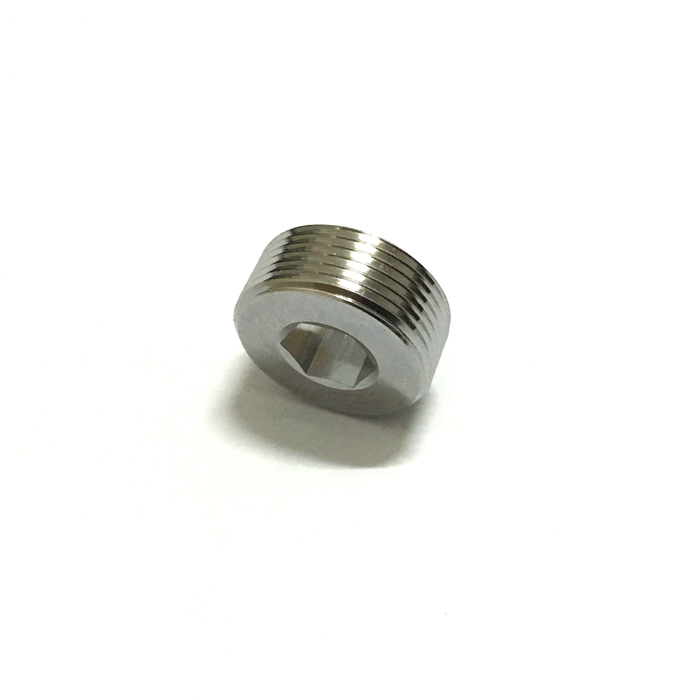 Mecanizado CNC de acero inoxidable sin tornillo de cabeza